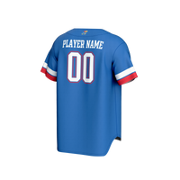 Kansas Jayhawks GameDay Greats NIL Pick-A-Player Lightweight Baseball Jersey - Royal