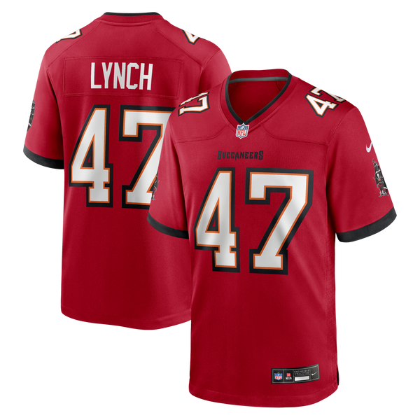 Tampa Bay Buccaneers John Lynch Nike Red Game Retired Player Jersey