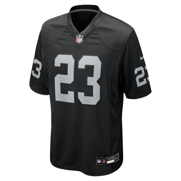 Las Vegas Raiders Dylan Laube Nike Black Team Game Jersey