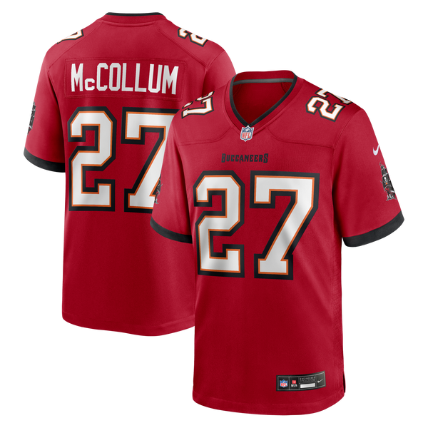 Tampa Bay Buccaneers Zyon McCollum Nike Red Game Player Jersey