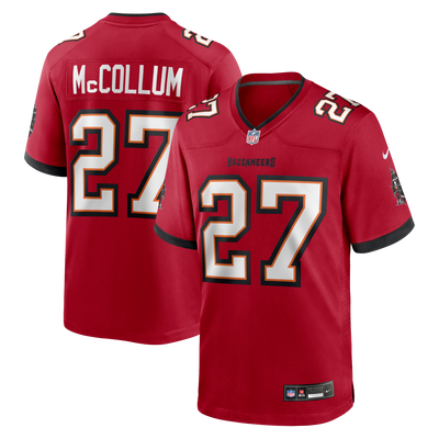 Tampa Bay Buccaneers Zyon McCollum Nike Red Game Player Jersey