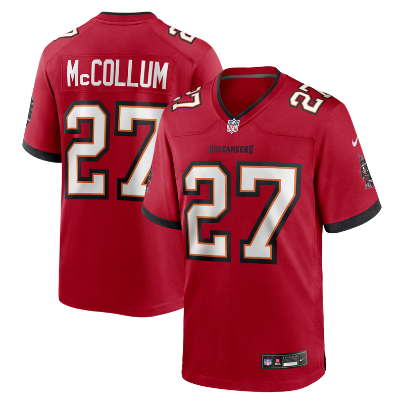 Tampa Bay Buccaneers Zyon McCollum Nike Red Game Player Jersey