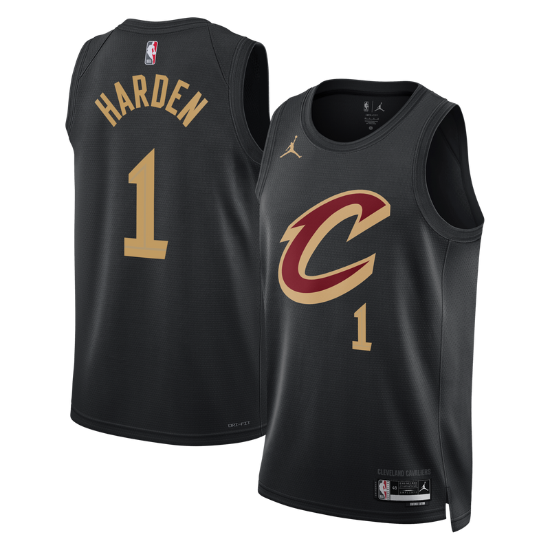 Cleveland Cavaliers Jordan Brand Statement Edition Swingman Jersey - Black - James Harden