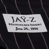 New York Yankees Jay-Z Reasonable Doubt x Mitchell & Ness Black Baseball Jersey