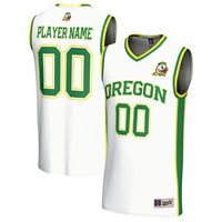 Oregon Ducks GameDay Greats Lightweight Collegiate Basketball NIL Pick-A-Player Fashion Jersey - White