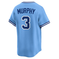 Atlanta Braves Dale Murphy Nike Light Blue Throwback Cooperstown Collection Limited Jersey