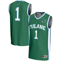 #1 Tulane Green Wave GameDay Greats Lightweight Basketball Jersey - Green