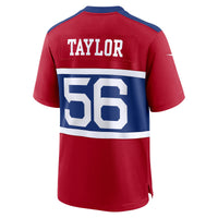 New York Giants Lawrence Taylor Nike Century Red Alternate Retired Player Game Jersey