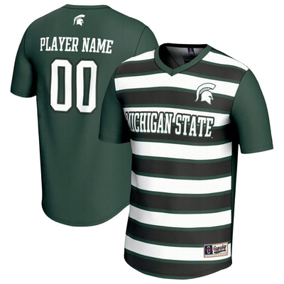 Michigan State Spartans GameDay Greats Collegiate Soccer NIL Pick-A-Player Fashion Jersey - Green/Black
