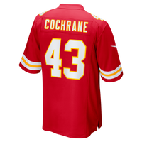 Kansas City Chiefs Jack Cochrane Nike Red Game Player Jersey