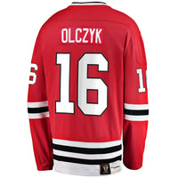 Chicago Blackhawks Eddie Olczyk Fanatics Red Premier Breakaway Retired Player Jersey