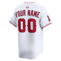 Los Angeles Angels Nike White Home Limited Custom Jersey