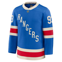New York Rangers Mika Zibanejad Fanatics Blue Centennial Premium Jersey