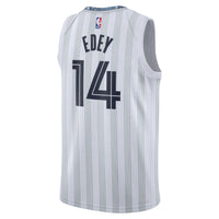 Memphis Grizzlies Nike 2025/26 City Edition Swingman Jersey - Gray - Zach Edey -