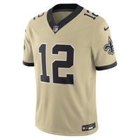 New Orleans Saints Chris Olave Nike Gold Alternate Gameday Golds Alternate Vapor F.U.S.E. Limited Jersey
