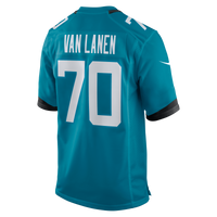 Jacksonville Jaguars Cole Van Lanen Nike Teal Game Player Jersey