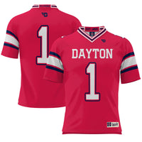 #1 Dayton Flyers GameDay Greats Endzone Football Jersey - Red