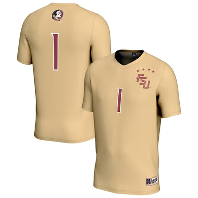 #1 Florida State Seminoles GameDay Greats Lightweight Collegiate Soccer Fashion Jersey - Gold