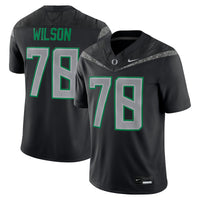 Gernorris Wilson Oregon Ducks Nike Home Game Jersey - Black