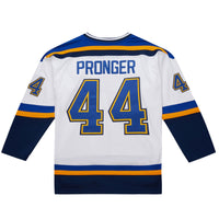 St. Louis Blues Chris Pronger White 1999-00 Power Play Jersey