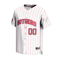 Rutgers Scarlet Knights GameDay Greats NIL Pick-A-Player Lightweight Baseball Jersey - White