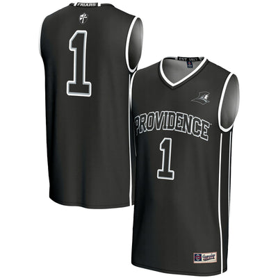 #1 Providence Friars GameDay Greats Lightweight Basketball Jersey - Black