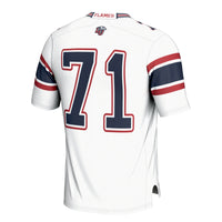 #71 Liberty Flames GameDay Greats Football Jersey – White