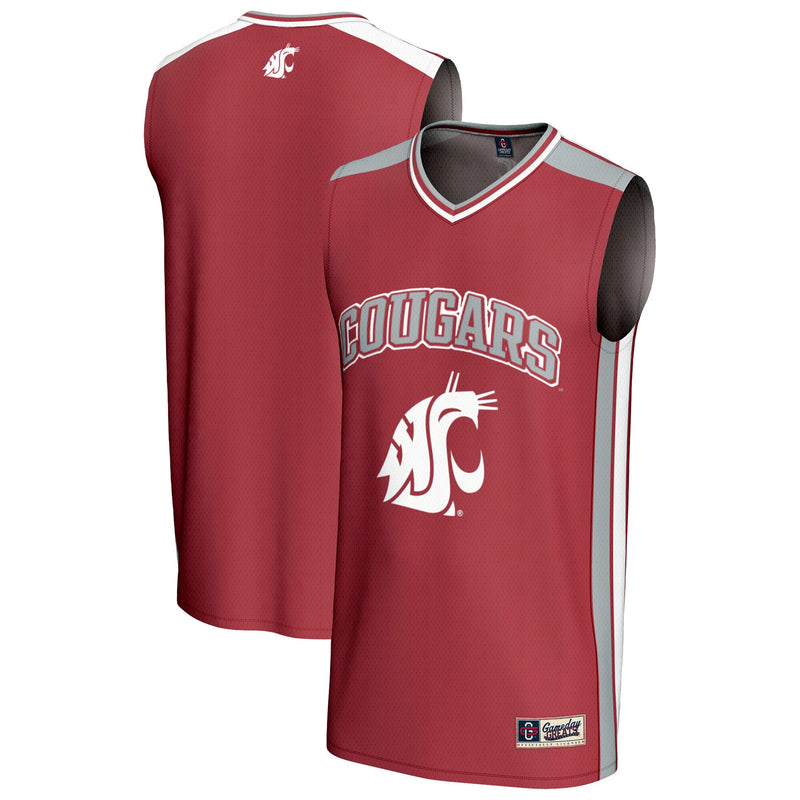 Washington State Cougars GameDay Greats Spirit Basketball Jersey - Crimson