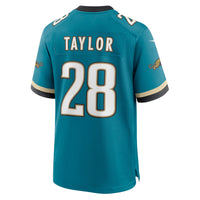 Jacksonville Jaguars Fred Taylor Nike Teal Prowler Throwback Retired Player Game Jersey