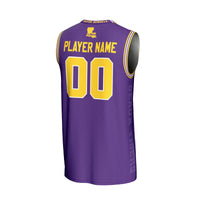 LSU Tigers GameDay Greats NIL Pick-A-Player Basketball Icon Print Lightweight Jersey - Purple