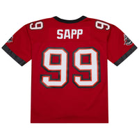 Tampa Bay Buccaneers Warren Sapp Mitchell & Ness Red 2002 Legacy Replica Jersey