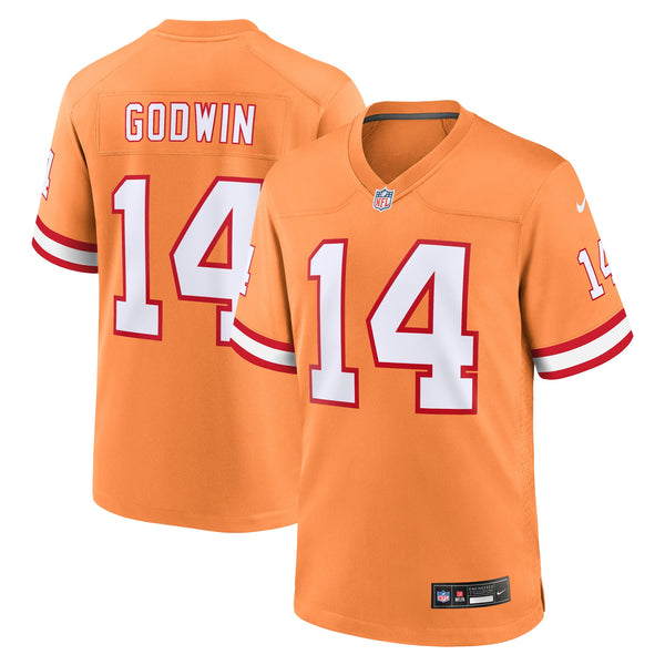 Tampa Bay Buccaneers Chris Godwin Nike Orange Throwback Game Jersey