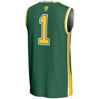 #1 NDSU Bison GameDay Greats Lightweight Basketball Jersey - Green