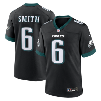 Philadelphia Eagles DeVonta Smith Nike Black Alternate Game Jersey