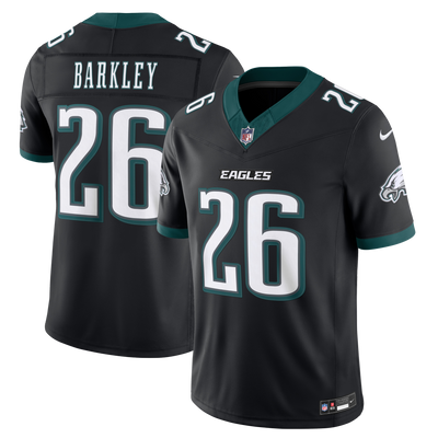 Philadelphia Eagles Saquon Barkley Nike Black Alternate Vapor F.U.S.E. Stitched Limited Jersey