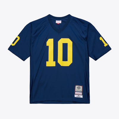 Mitchell & Ness Tom Brady Navy Michigan Wolverines 1999 College Vault Jersey