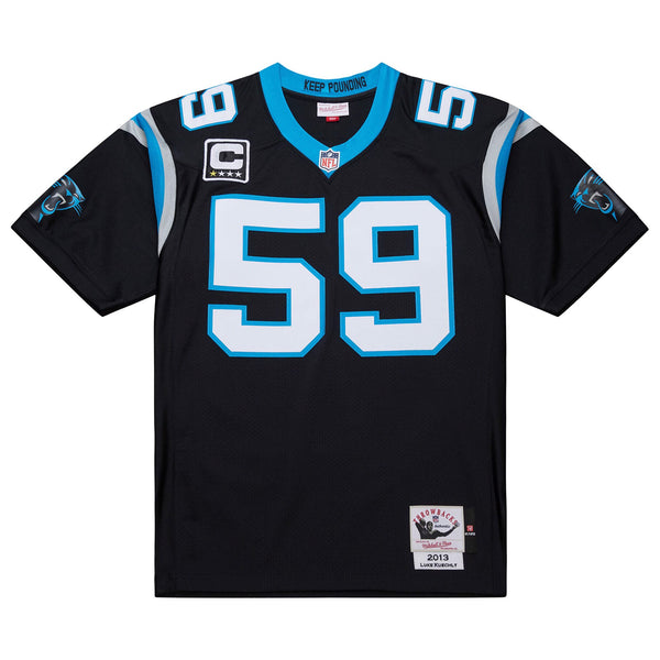 Carolina Panthers Luke Kuechly Mitchell & Ness Black 2013 Authentic Throwback Retired Player Jersey