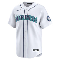 Seattle Mariners Cal Raleigh Nike White Home Limited Player Jersey