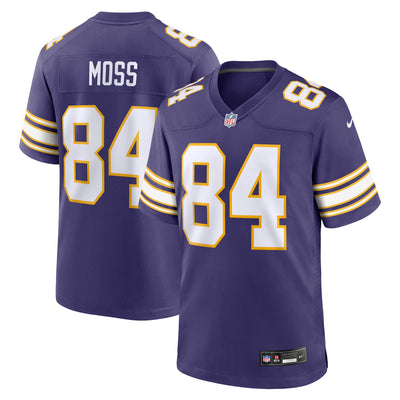 Minnesota Vikings Randy Moss Nike Purple Classic Retired Player Game Jersey