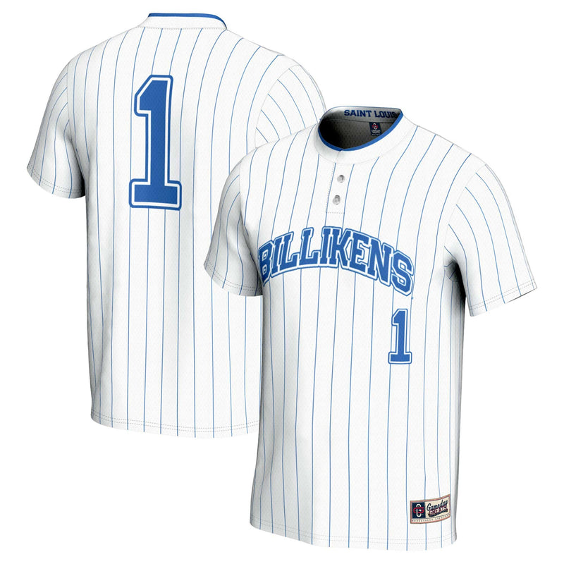 #1 Saint Louis Billikens GameDay Greats Lightweight Softball Jersey - White