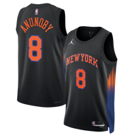 New York Knicks Jordan Brand Statement Edition Jersey - Black - OG Anunoby -
