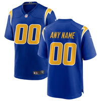 Los Angeles Chargers Nike Royal Alternate Custom Game Jersey