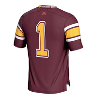 #1 Minnesota Golden Gophers GameDay Greats Football Jersey – Maroon