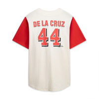 Cincinnati Reds Profile Cream/Red Big & Tall Two-Color Fashion Jersey