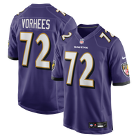 Baltimore Ravens Andrew Vorhees Nike Purple Team Game Jersey