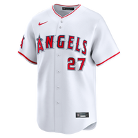 Los Angeles Angels Mike Trout Nike White Home Limited Player Jersey