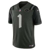 New York Jets Ahmad Sauce Gardner Nike Gotham Green 2025 Rivalries Collection Stitched Limited Jersey