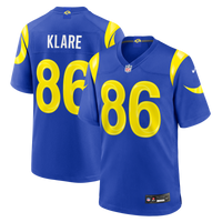 Los Angeles Rams Max Klare Nike Royal Team Game Jersey