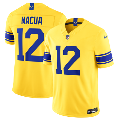 Los Angeles Rams Puka Nacua Nike Classic Sol Vapor F.U.S.E. Stitched Limited Jersey