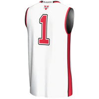 #1 Valdosta State Blazers GameDay Greats Lightweight Basketball Jersey - White
